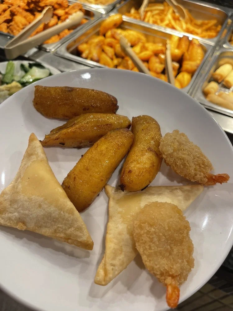 Fried Shrimp and Fried Banana