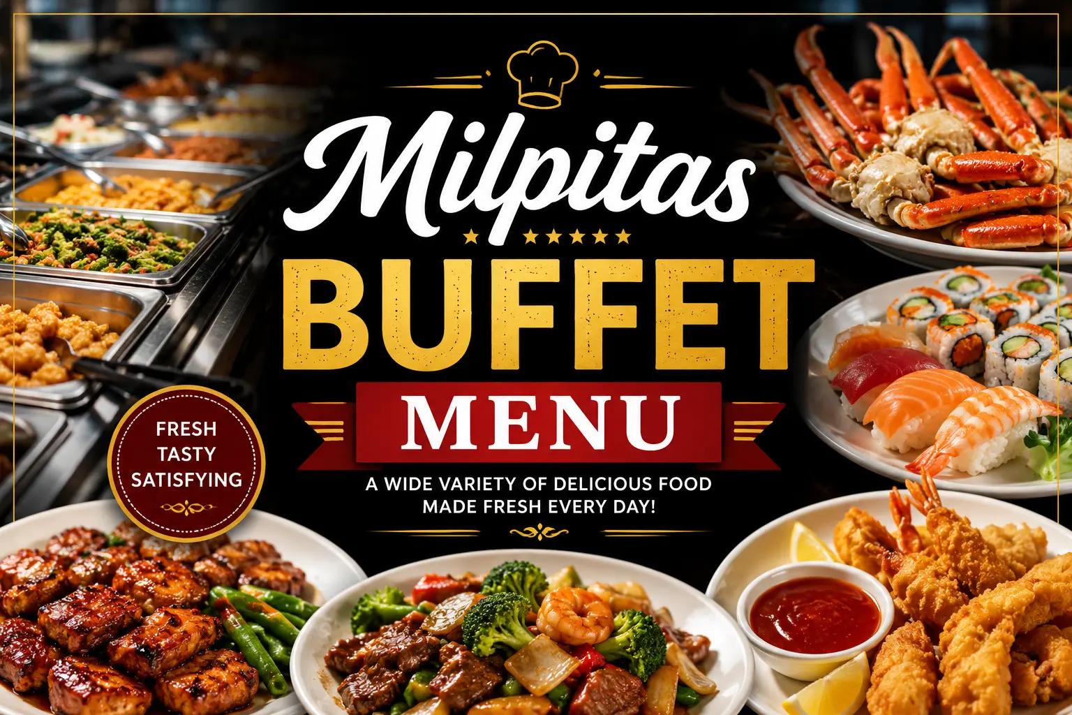 Milpitas Buffet Menu
